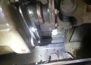 Welle groß mit Spritzspuren