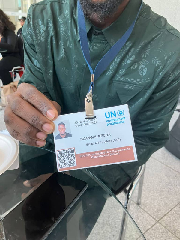 NKANGHI KECHA, GAA DELEGATE AT THE INC-5.1 IN BUSAN