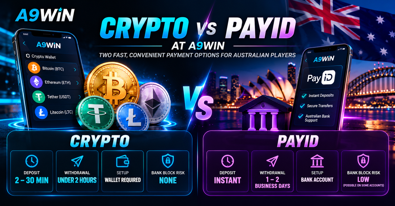 crypto casino vs payid casino australia