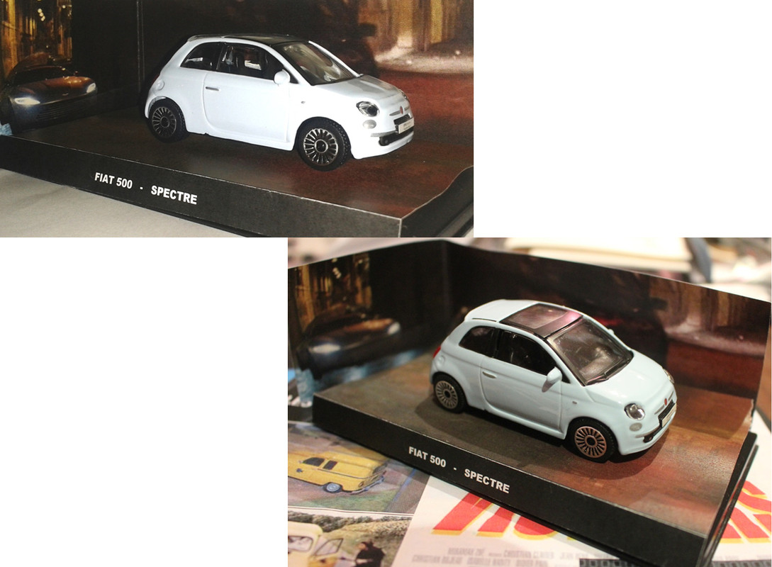 24 SPECTRE - FIAT 500- 00 white blue