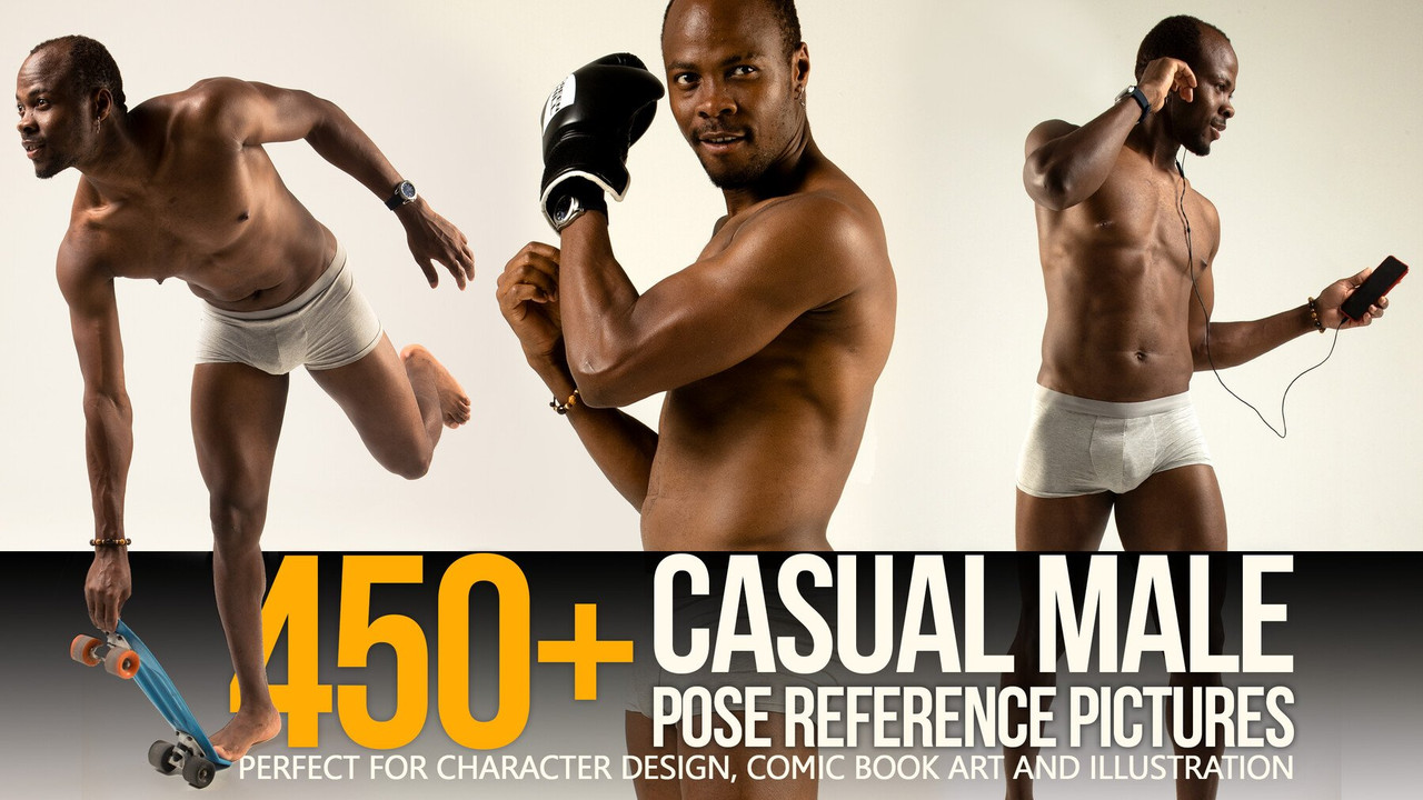 450+ Casual Male Pose Reference Pictures by Grafit Studio