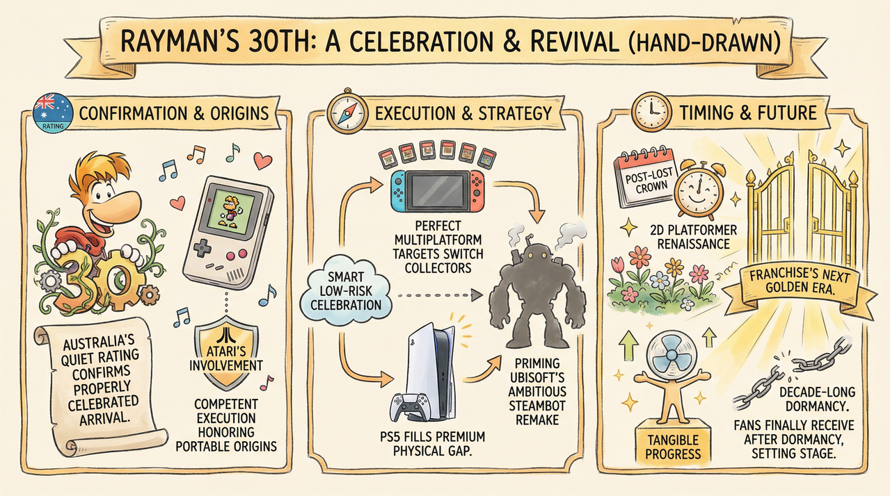 Classic platformer game cartridge collection for anniversary release