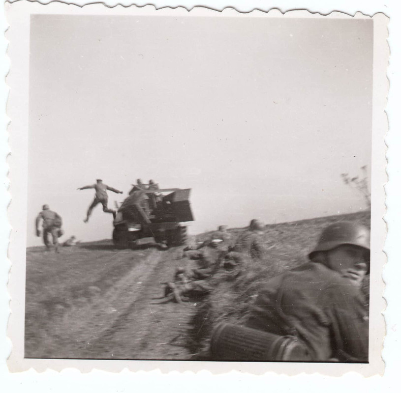 Soldaten Übung Sd.Kfz.SPW Truppenübungsplatz Neu