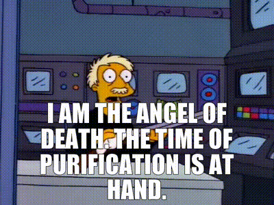 I Am The Angel Of Death The Time Of Purification Is At Hand