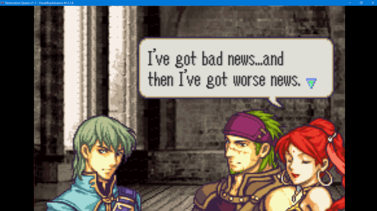 2024-03-06 22_35_14-Restoration Queen v1-1 - VisualBoyAdvance-M 2.1.8