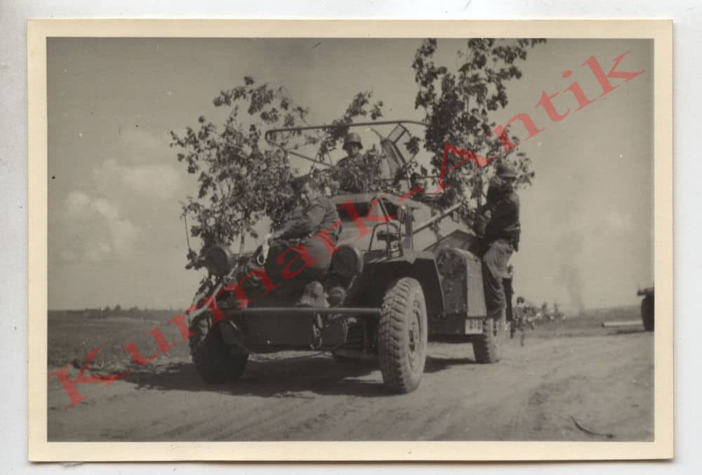 Foto Wehrmacht Litauen Russland Panzer Spähwagen