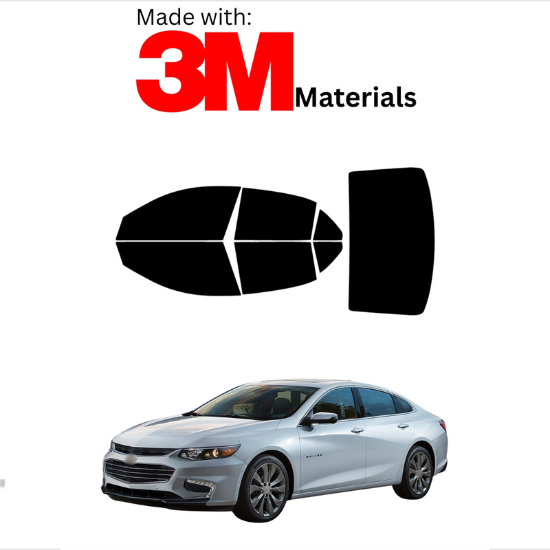 Precut Window Tint For Chevrolet Malibu Limited 16 Stable Ceramic Made With 3M - Picture 6 of 11