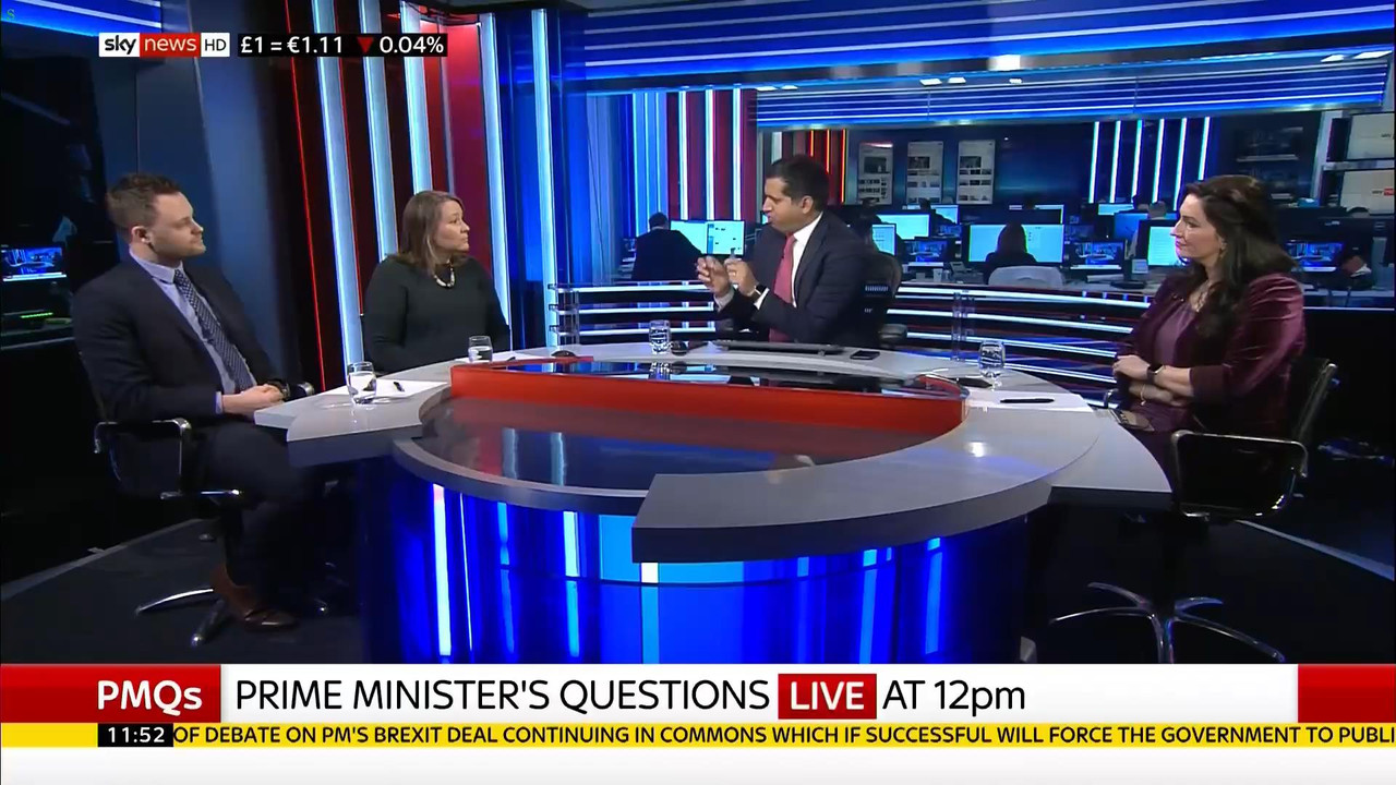 09 January - 11.15.59 - Sky News. Colin Brazier and Jayne Secker