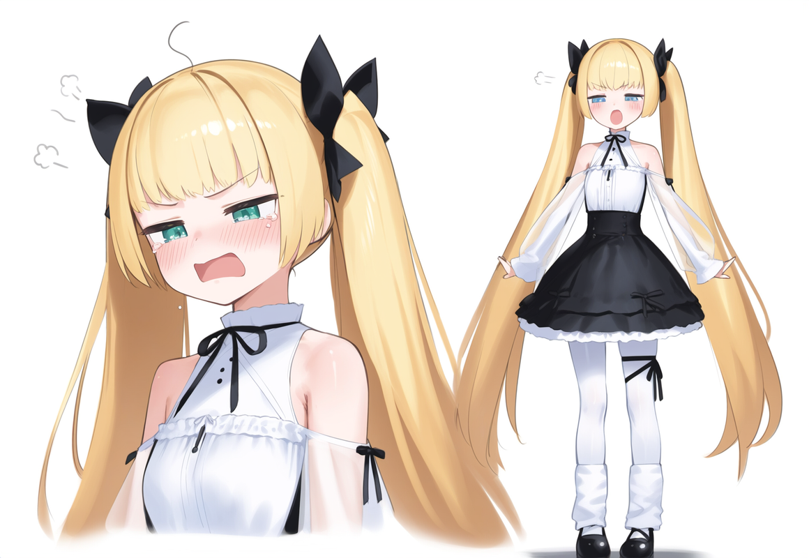 1girl, mikozin, NDGD, ohlia, {kobayashi ritz}, reoen, looking down, tsundere, ha s-4037525733