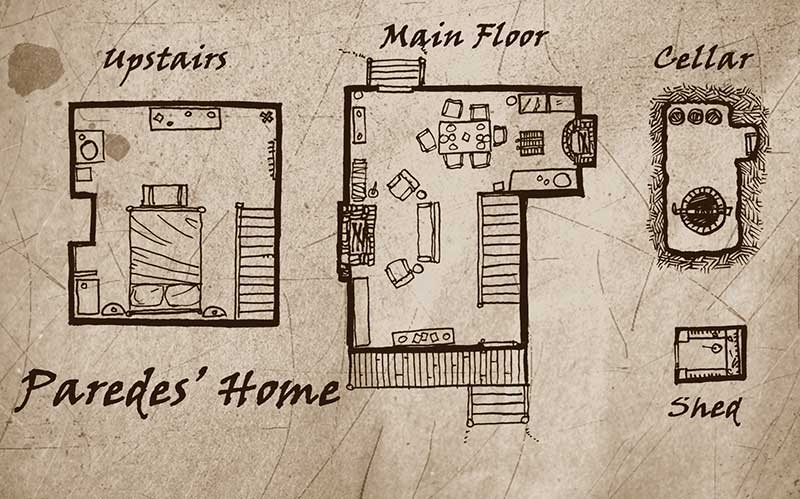 Paredes' Home Map