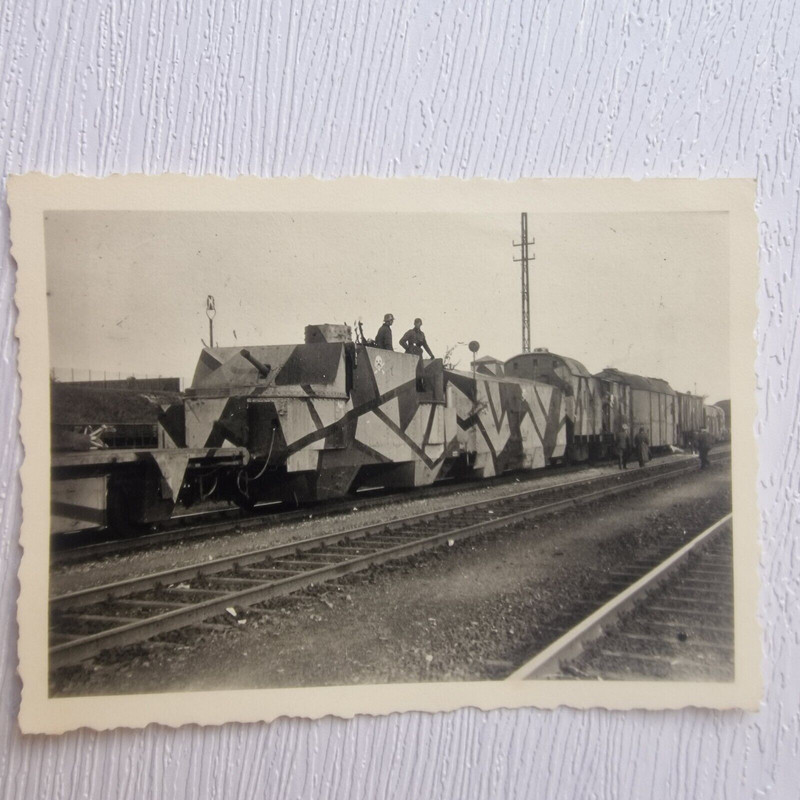 Norwegen Narvik Weserübung 1940 Panzerzug in Oslo Geb.Jäg.Regt. 136 2wk Soldaten (3)