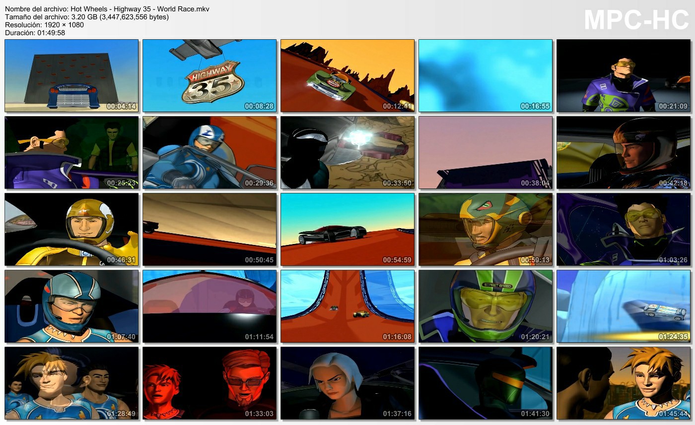 Hot Wheels - Películas Animadas [1080p-60 fps/Latino]