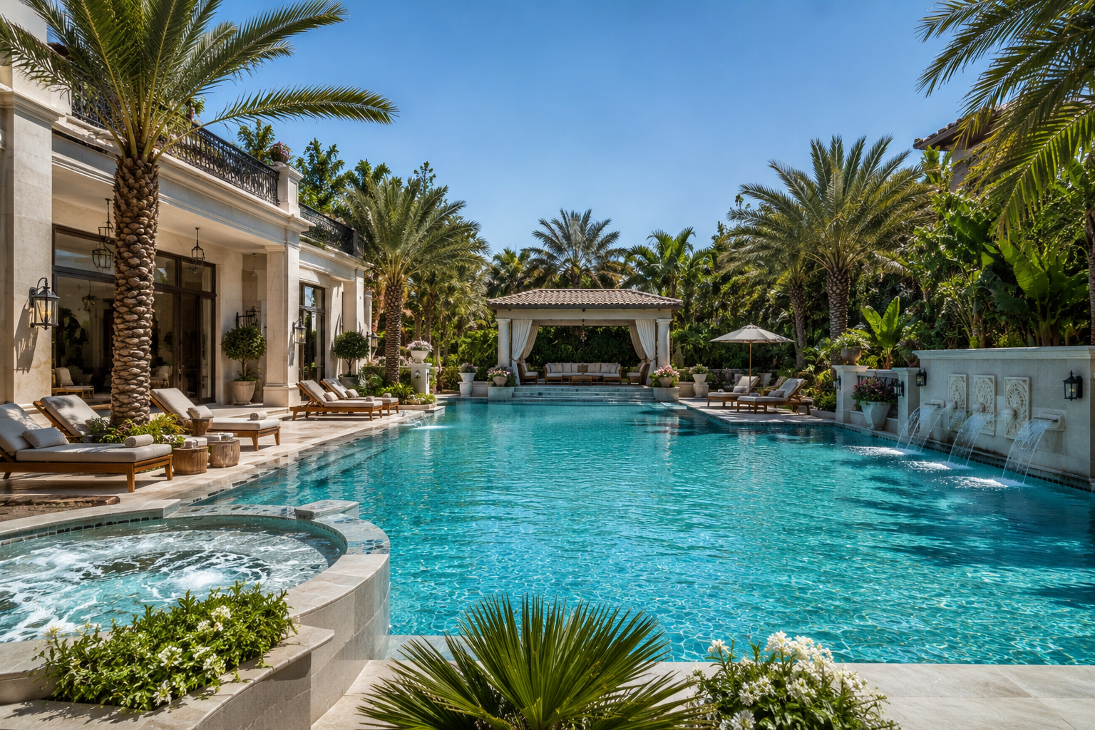 Luxury Villa Pool Emirates Hills Estate