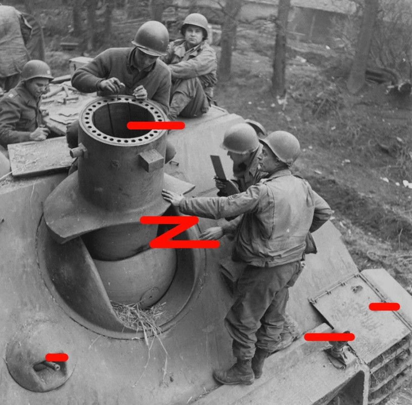 Sturmtiger of Sturmmörser Comp. 1001 examined by