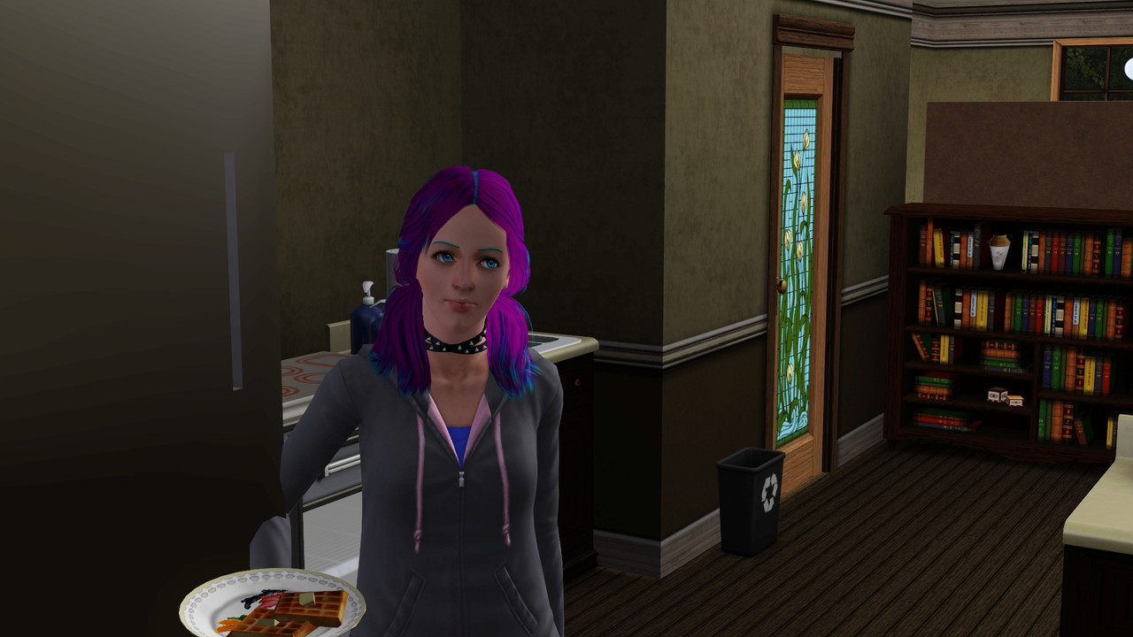 p.s yes i like wacky colourful sims with bright hair :P. i've played w...