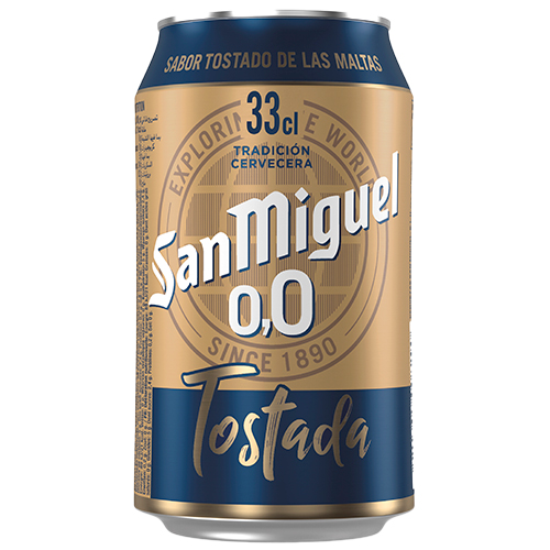 Cerveza San Miguel 0.0 Tostada