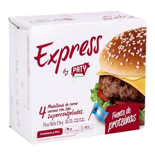 8195 | Hamburguesa Express Paty Caja X 4 Uni
