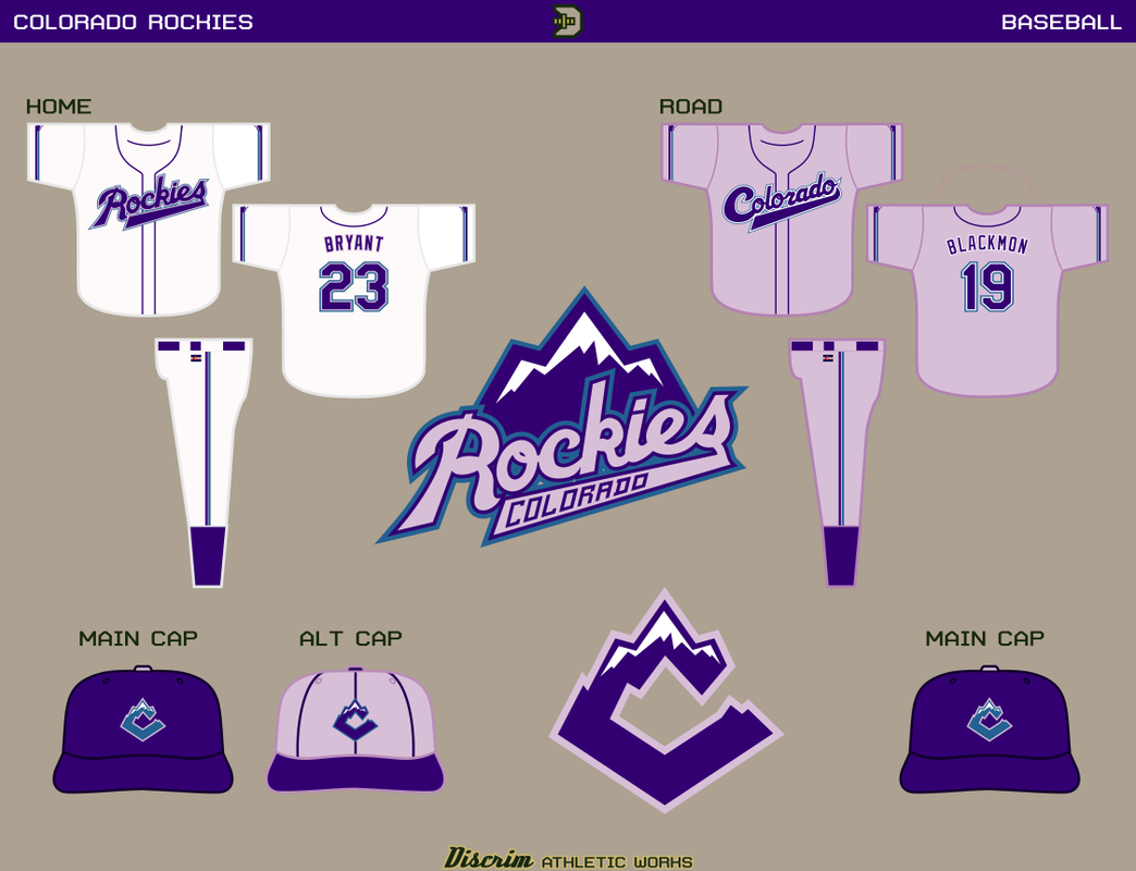 Colorado Rockies concept Concepts Chris Creamer's Sports Logos