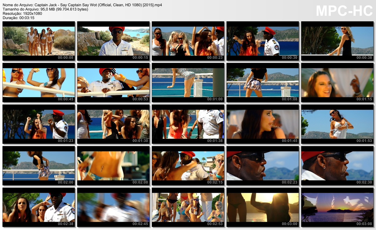 Captain Jack - Say Captain Say Wot (Official, Clean, HD 1080) [2015]