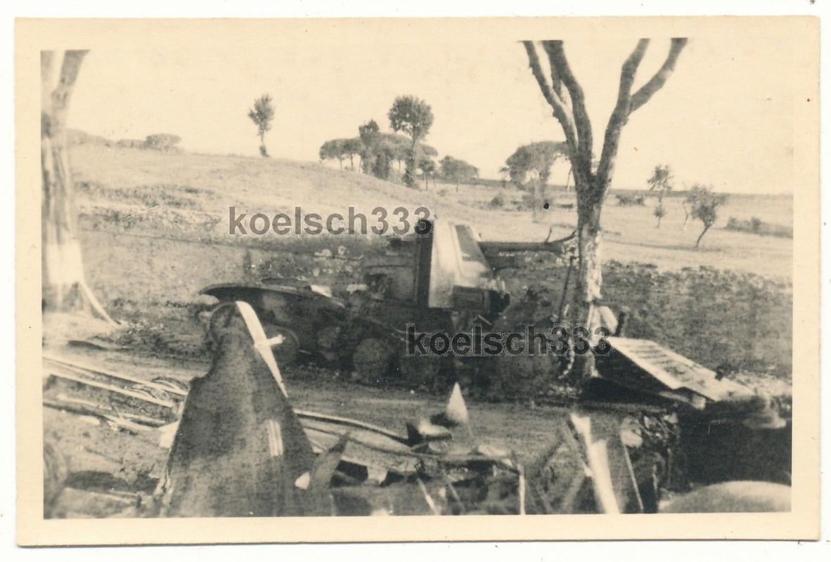 Foto Fallschirmjäger Panzerjäger Marder II Panze