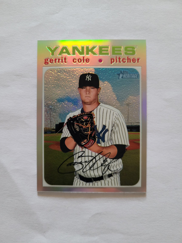 2020 Topps Heritage High Number Chrome Refractor Gerrit Cole-569-1