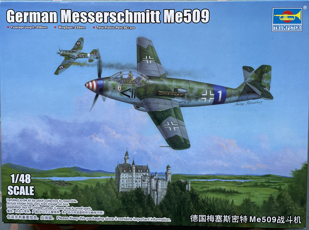 Messerschmitt Me509 (Trumpeter)
