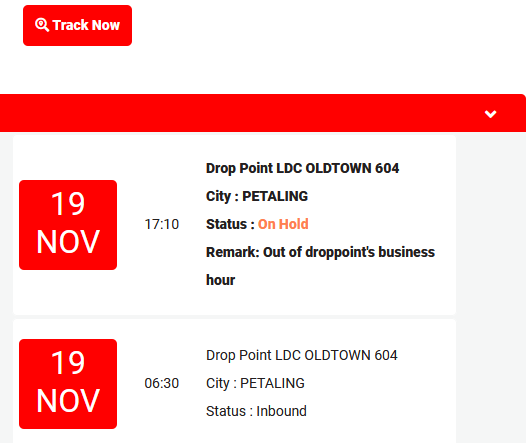 Why is my parcel on hold j&t