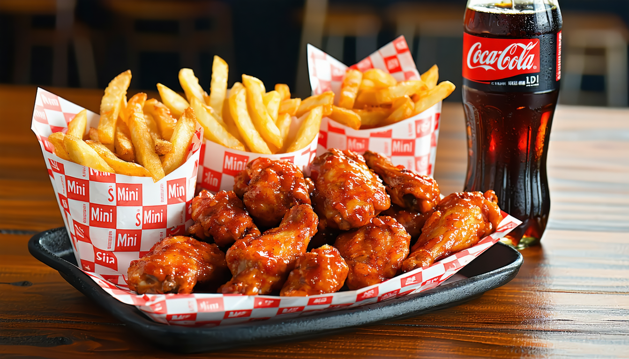 Menú De Alitas Picante (6 Pzs.)