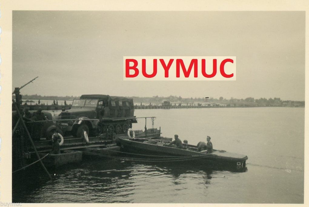 FOTO SDKFZ AUF FÄHRE TRANSPORT RUSSIA