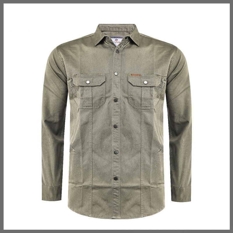Premium Snap Button Cargo Shirt