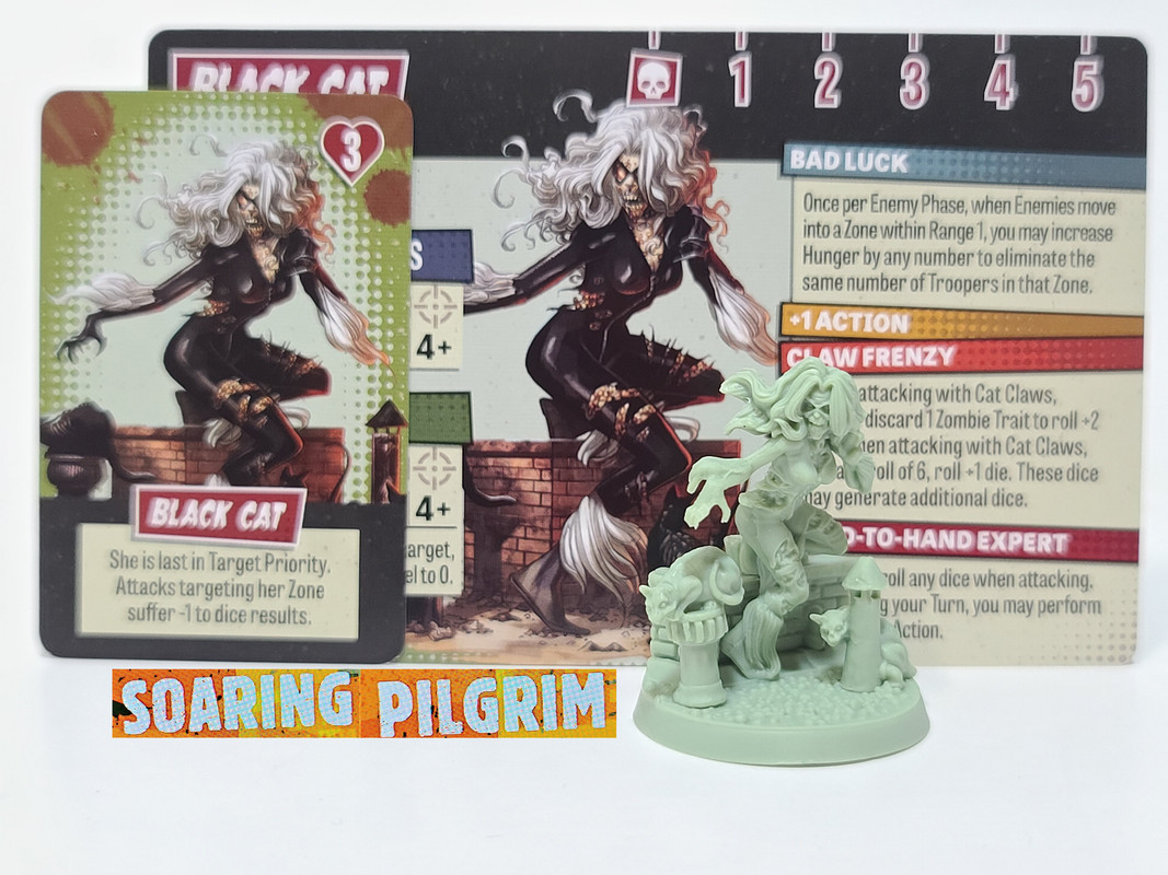 BLACK CAT - ZOMBIE Zombicide MARVEL ZOMBIES Kickstarter Exclusive