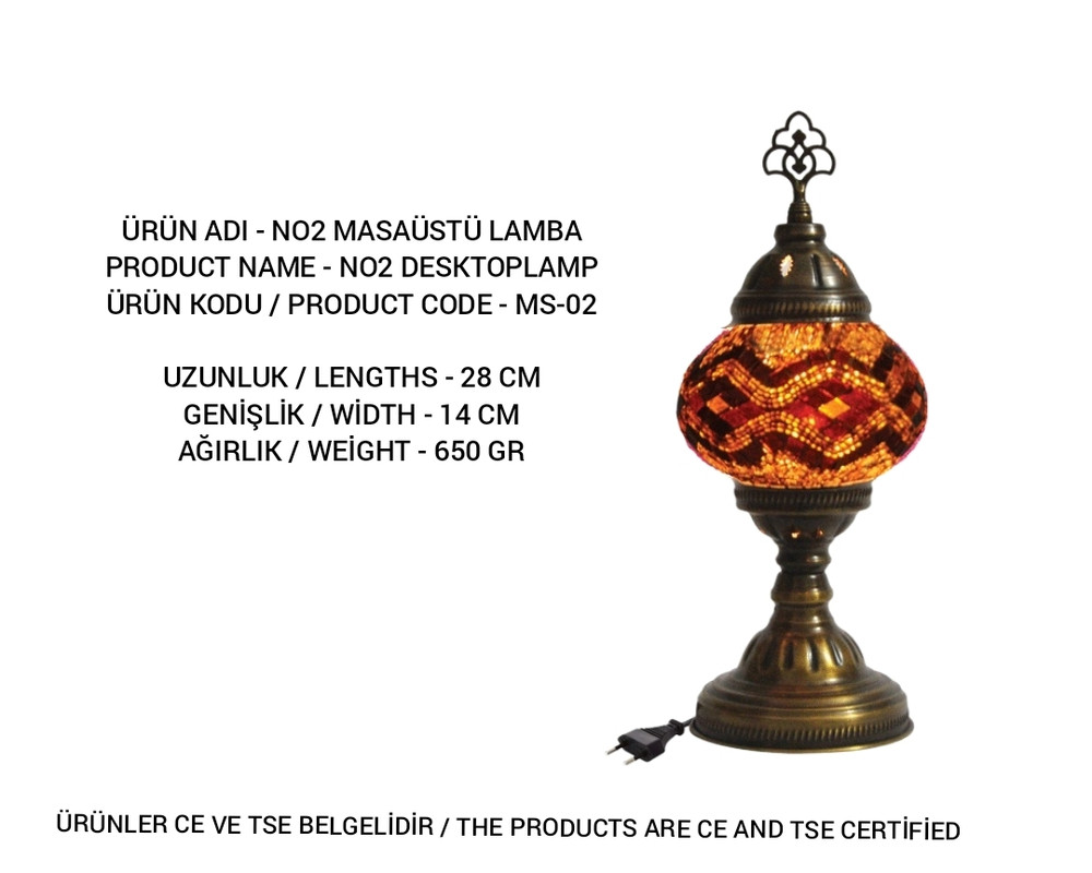 MS-02 mosaic lamp