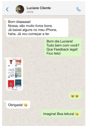 Another testimonial from a happy customer.