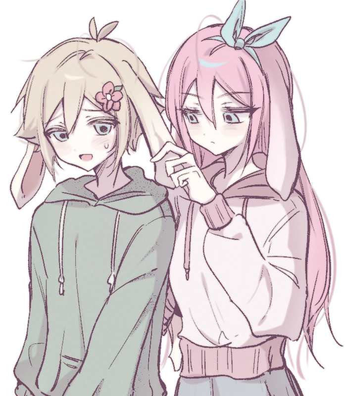 Mwe and Bunny◞  Doubles IWC/DNIUFAM