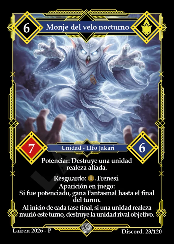 MONJE DEL VELO NOCTURNO