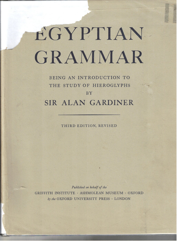Egyptian Grammar