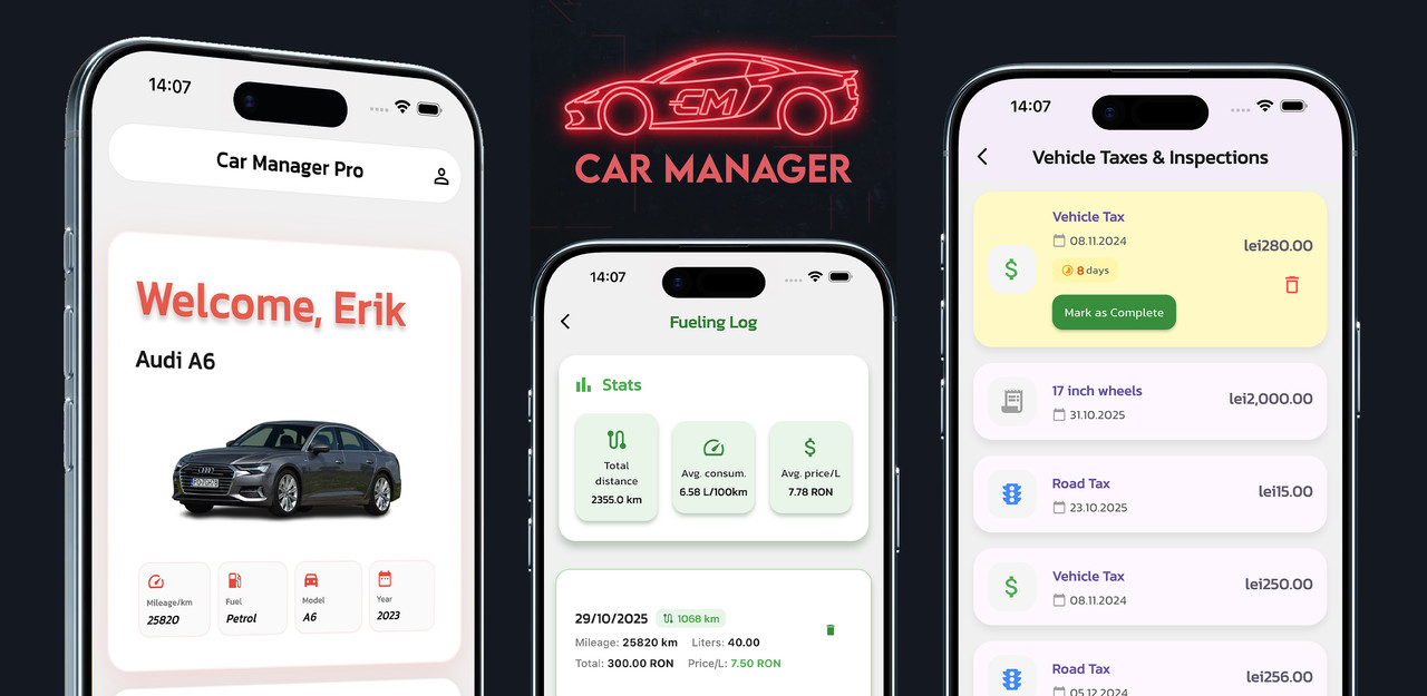 Car Manager Pro cover