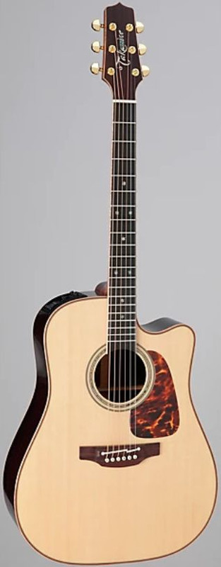 Takamine P7DC dreadnaught with venetian cutaway
