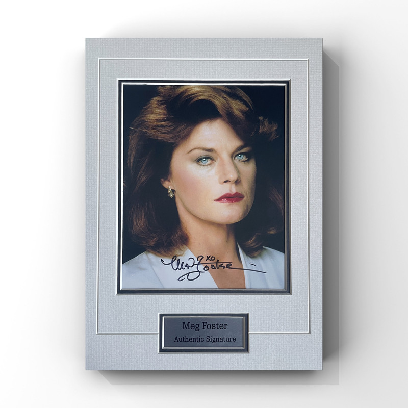 Meg Foster - American TV & Film Actress Signed Display
