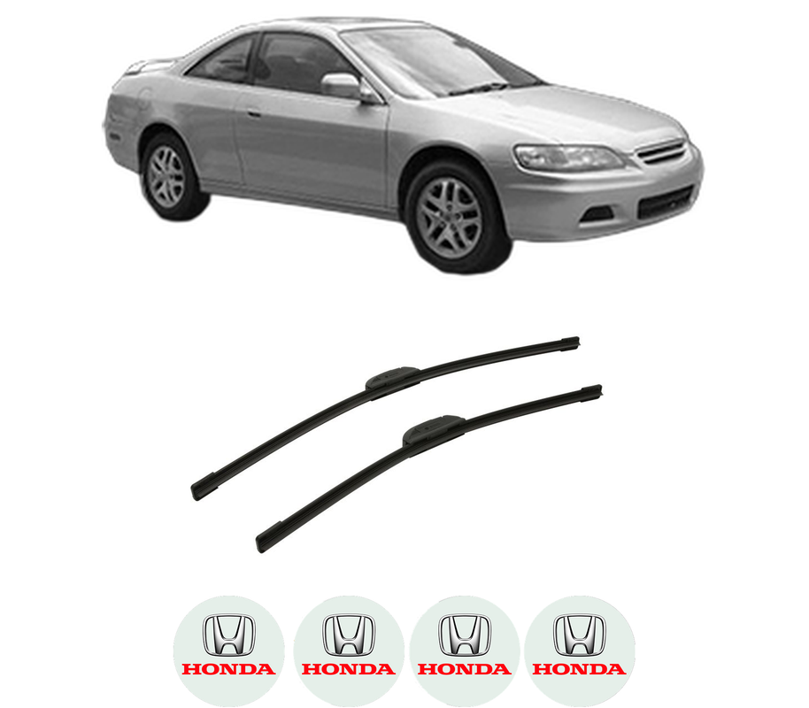 Set stergatoare auto HONDA ACCORD VI Coupe (CG) din 1998-2003, pentru parbriz auto, 2 bucati, Bosch Aerotwin Retrofit, din cauciuc siliconat rezistent, 4 Stickere Auto HONDA