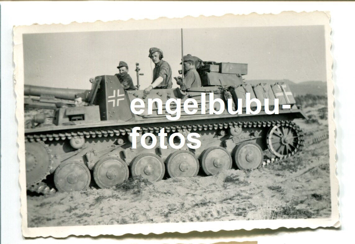 FOTO - PANZER AFRIKA - 15cm sIG 33 (Sf) auf Panzer II - BISON