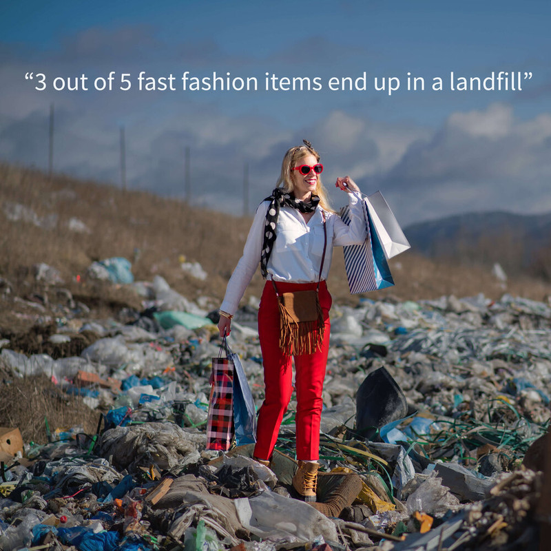 Fashion Items End Up In A Landfill
