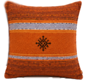 Moroccan Burnt Orange Decorative Pillow