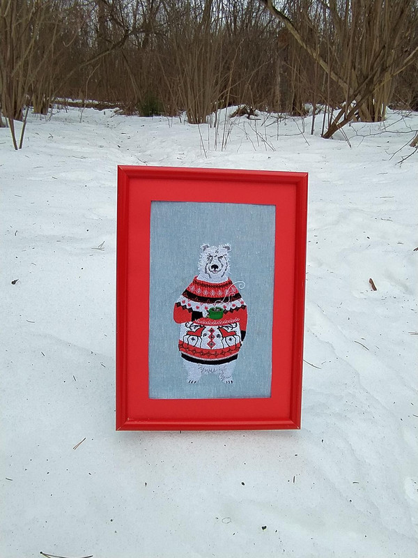 белый медведь