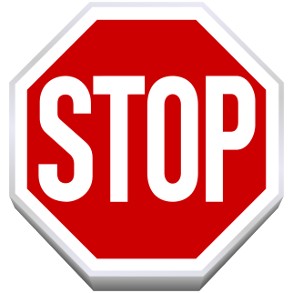da def stop sign