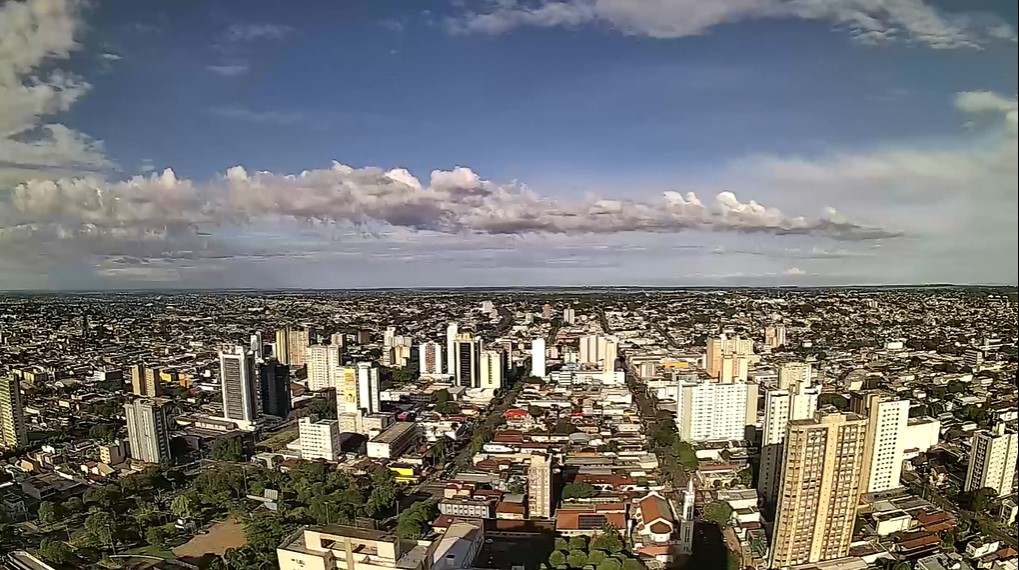 Campo Grande nesta manhã de segunda-feira ©FRANCISCO BRITTO