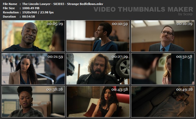 The Lincoln Lawyer - S03E03 - Strange Bedfellows.mkv