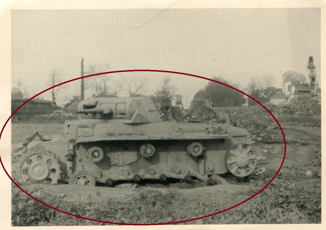 Foto Russland Panzer TANK zerstört