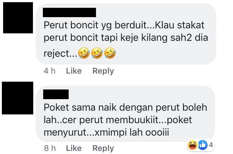 netizen sindir atikah suhaime lelaki perut buncit