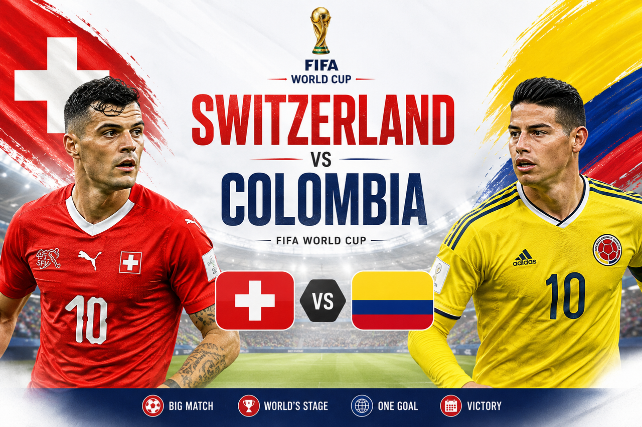Switzerland vs Colombia FIFA World Cup